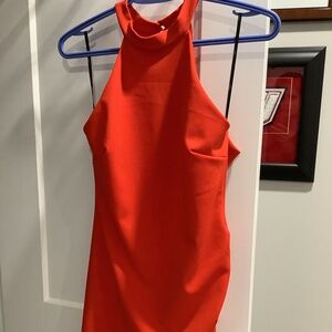 Lulus red sleeveless dress, size medium